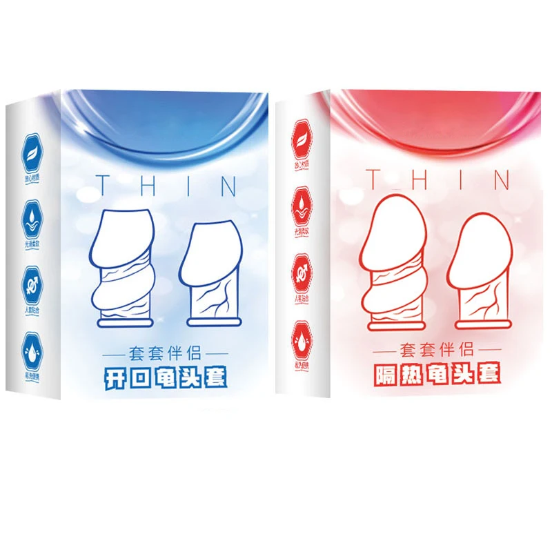 Penis Delay Desensitization Cover Transparent Large Glans Adult Products for Men Men's Toys Enlarged and Bold | Красота и
