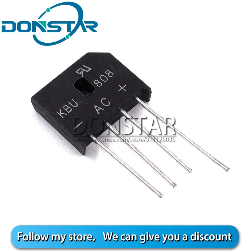 5 шт. KBU-808 KBU808 8A 800V выпрямительный мост диодный Новый и оригинальный | Выпрямители