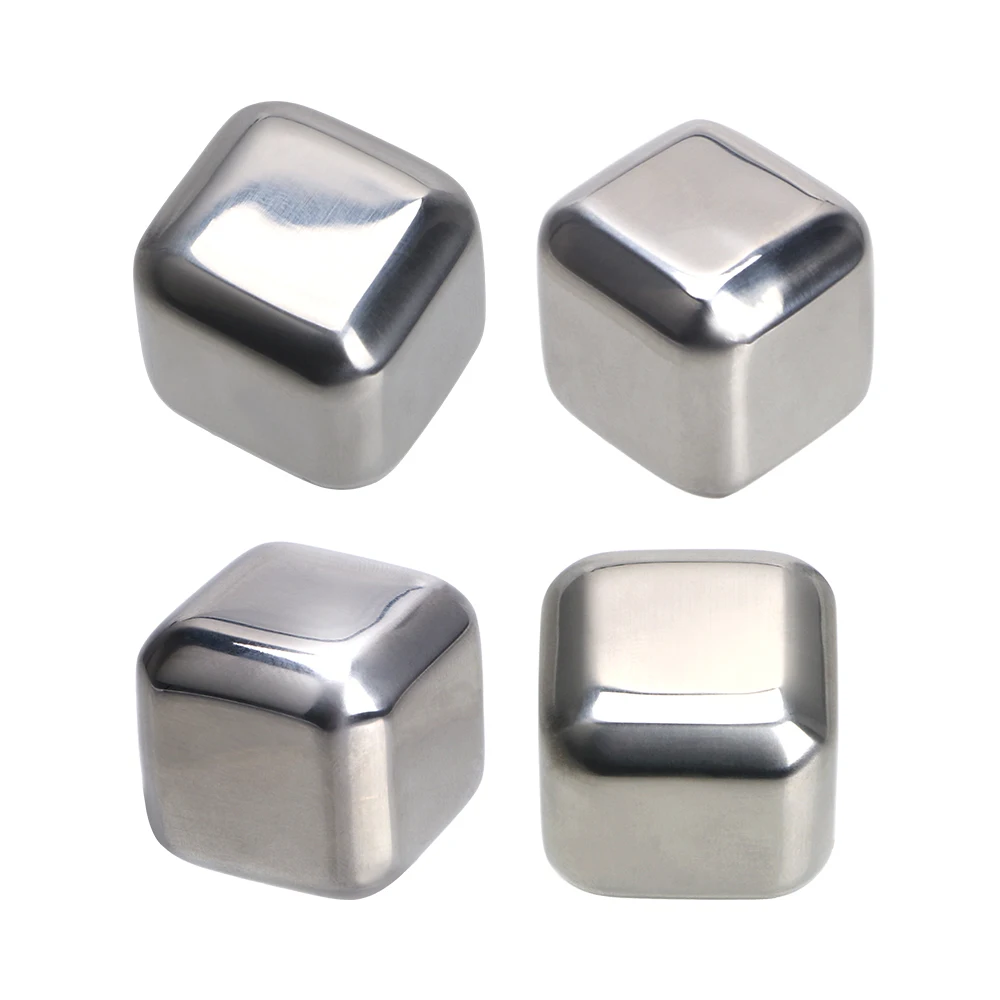 Кубики льда HILIFE из нержавеющей стали охлаждающие камни для виски вина 1 шт. Пивной