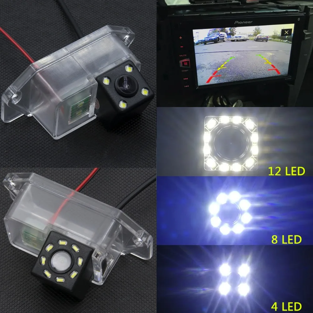 HD Dynamic Trajectory Tracks Rear View Reverse Camera for Mitsubishi Lancer 2002 2003 2004 2005 2006 2007 2008 2009 2012 Monitor |