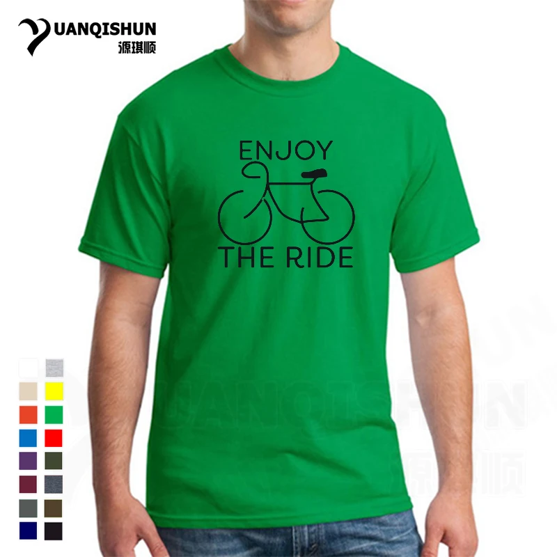 Футболка мужская с надписью Enjoy The Ride Biker модная дизайнерская тенниска майка для