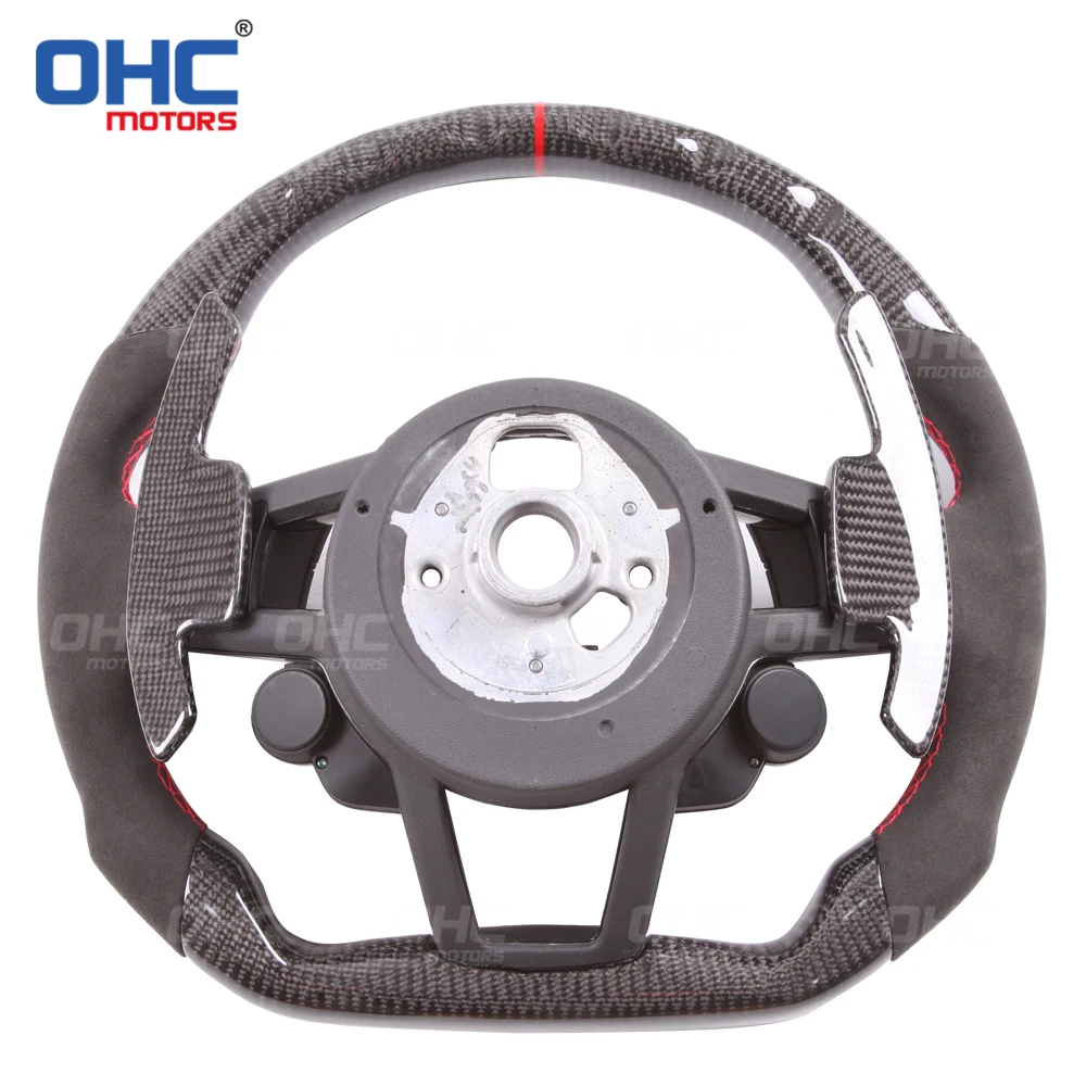100% Настоящее углеродное волокно рулевое колесо совместимое с Audi A1 A2 A3 A4 A5 S3 S4 RS3 RS4