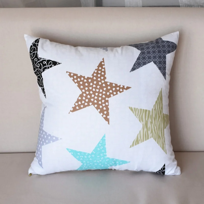 Домашняя искусственная плюшевая наволочка с принтом цветочным рисунком 40*40