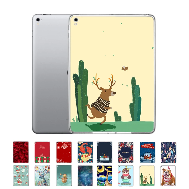 Лучший окрашенный чехол для Apple новый iPad 2017 9 7 дюймов модель A1822 A1823 нового 2018 ТПУ