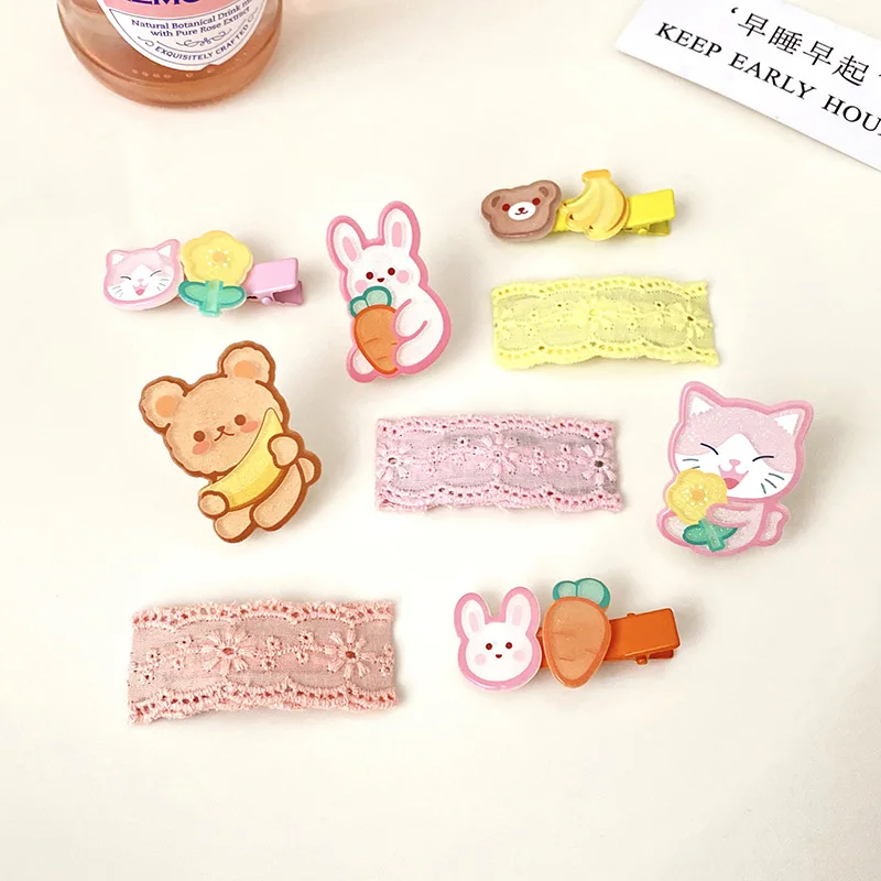 

Заколки для волос Детские из акрила, 3 шт./компл., для фруктов, моркови