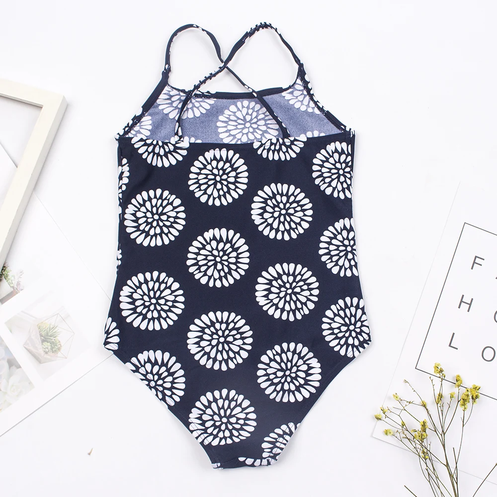 От 3 до 8 лет купальник с цветочным рисунком для девочек детский цельный Монокини