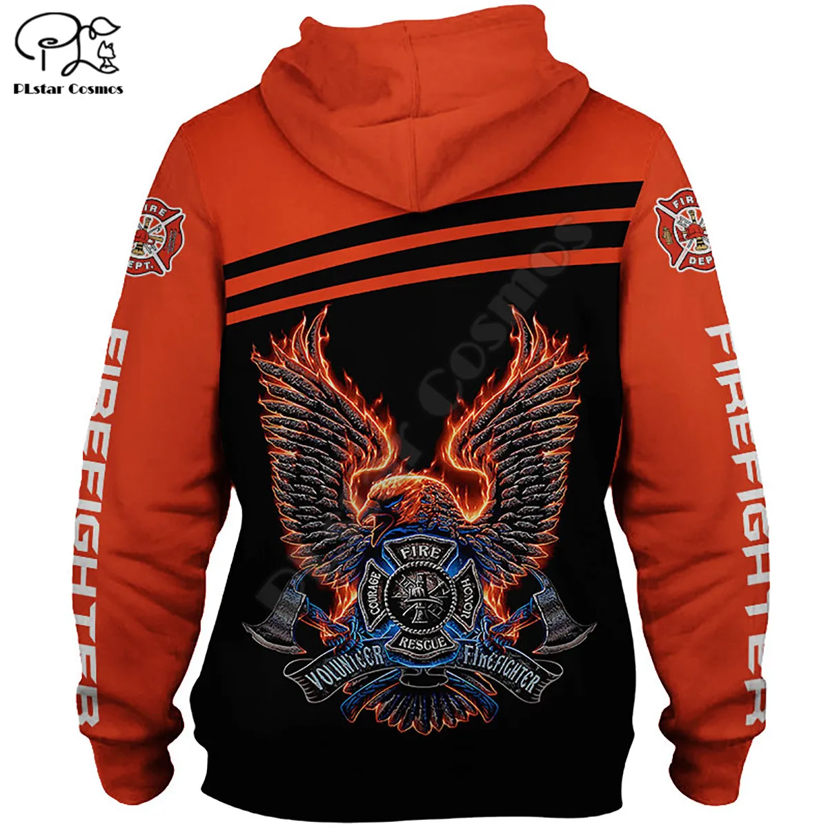 Толстовка с 3D принтом Frefighter толстовка капюшоном свитшот женская и мужская