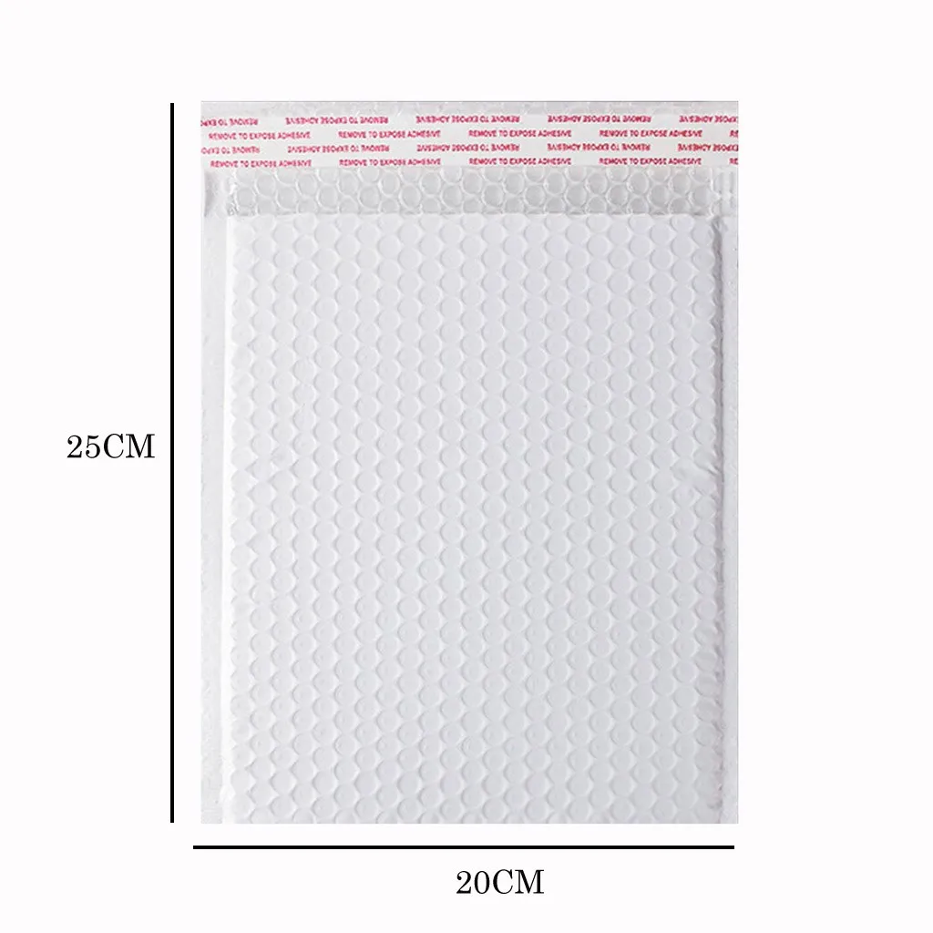 

50 PCS/Lot Courier Self Seal Envelope Bags Lined Poly Foam Bubble Mailers Padded Mailing Bag Waterproof Postal Ship bag 20x24cm