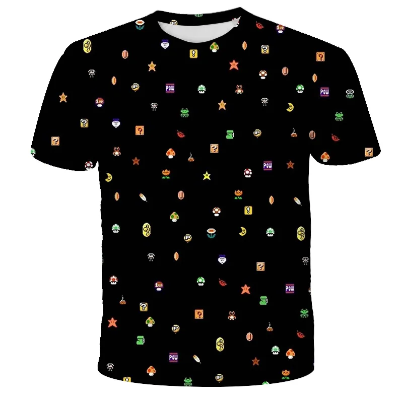 

Summer Mario 3d Print t shirt for kids Costume Boys Girls Fashion Comfortable Tees Top Clothing Children Clothes Casual Tshirts