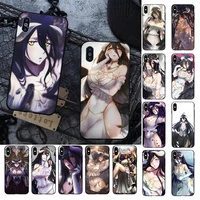 albedo overlord phone case for iphone 13 11 12 13 mini pro xs max 8 7 6 6s plus x 5s se 2020 xr case