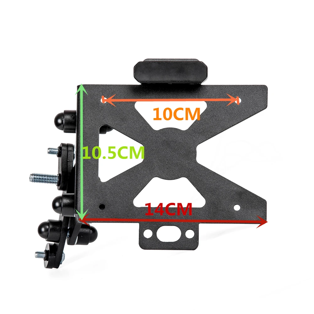 Новый Устранитель крыла мотоцикла боковой аккуратный комплект рамка номерного