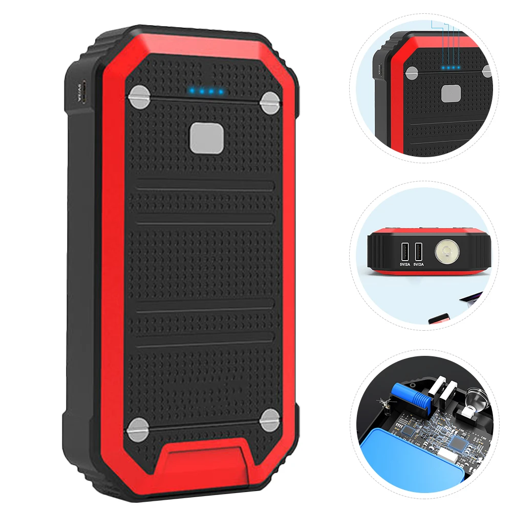 

Multifunctional Car Starter Power Supply 16V 8400mAh Electric Lamp Power Bank Short-Circuit Overcharge Over-Discharge Protection