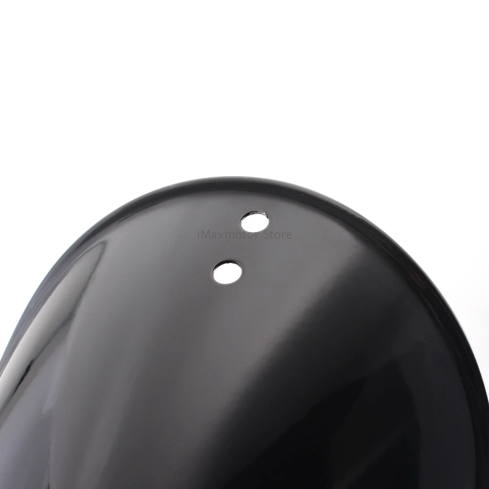 Брызговики для мотоцикла металлические черные блестящие Harley Bobber Bratstyle чоппера |