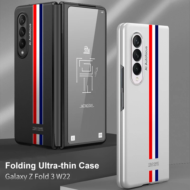 

GKK Original Case For Samsung Galaxy Z Fold 3 5G Case Luxury Pattern All-included Matte Hard For Samsung Z Fold 3 5G Cover Shell