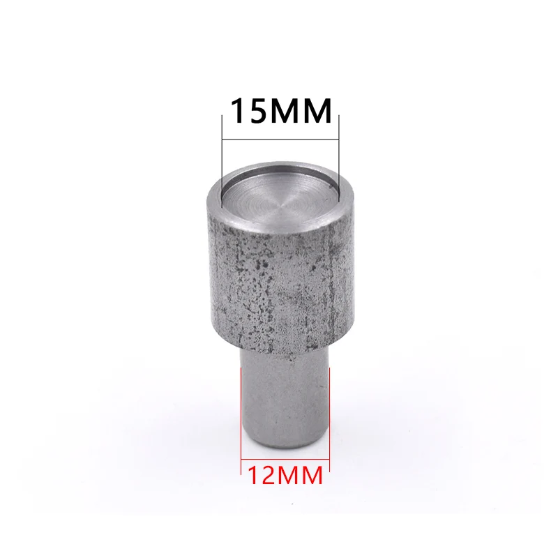 15MM 12,5 мм/15 мм/17 мм/20 мм защелки формы. Электрический мотор пресс-формы машины. Инструмент для установки кнопок. Металлические формы для заклепок - Цвет: 15MM