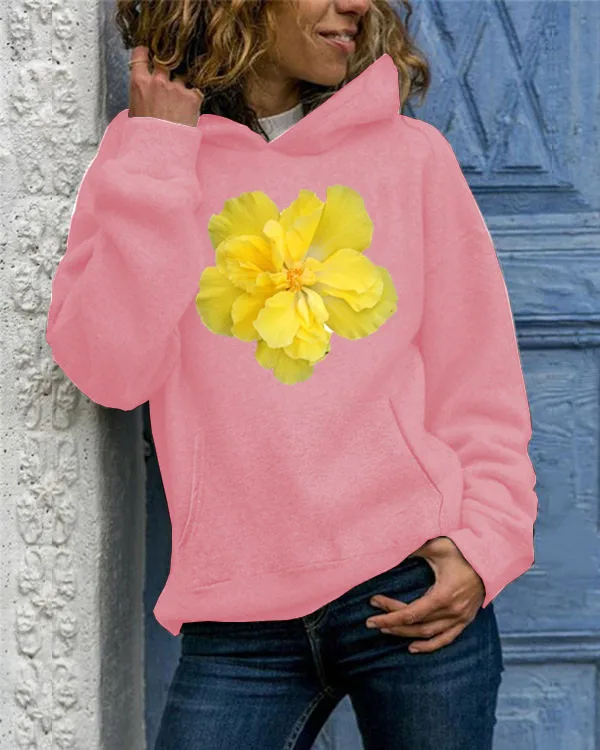 Vintage Korean Pullovers Women sweetshirts Hoodies Oversized Printing Sweatshirts Hooded Harajuku Spring