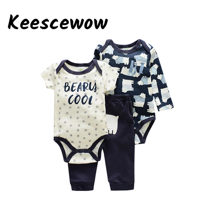 Keescewow Детские хлопковые Боди унисекс лес 3 6 месяцев| |