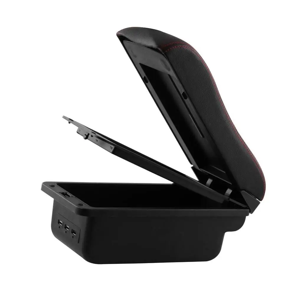 Автомобильные подлокотники двухслойные автомобильная Центральная коробка для