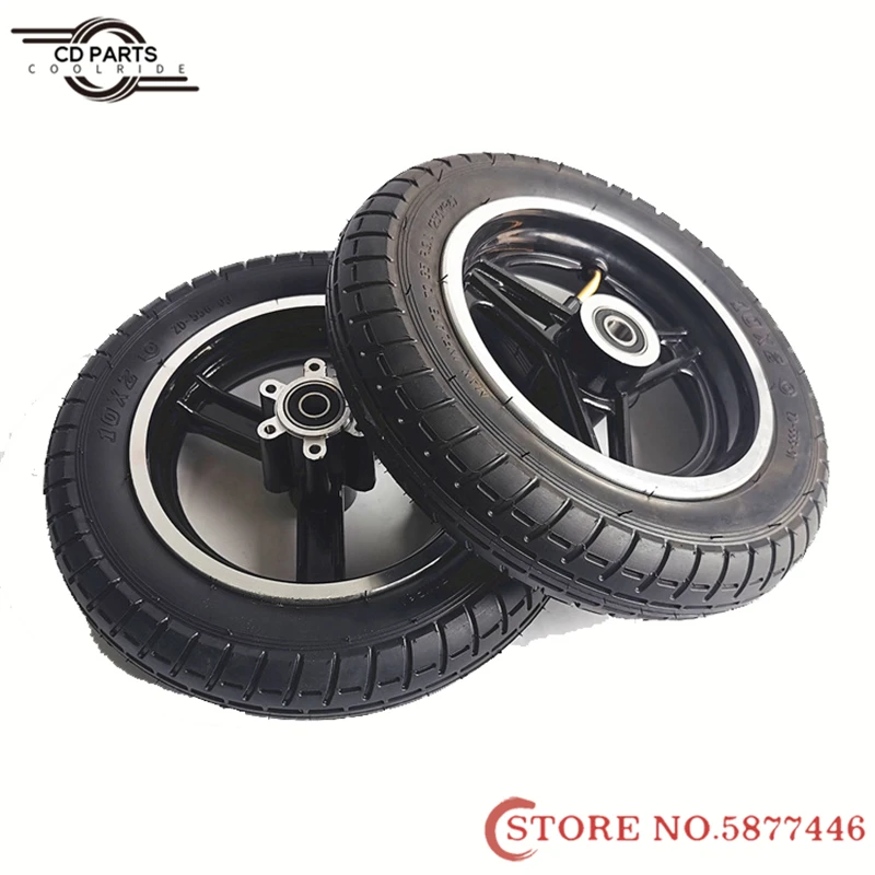 

High Quality 10 Inch Electric Scooter Inflatable Inner and Outer Tire with Aluminum Alloy Wheel Hub 10x2(54-152) Disc Brake Tire