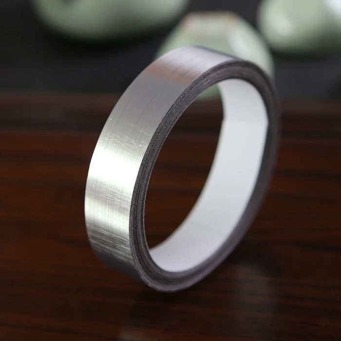 Silver-2 rolls 100 м/2 рулона керамической плитки Mildewproof зазор лента декоративная золотой серебряный черный самоклеющаяся настенная напольная лента наклейка для домашнего декора стен - Цвет: Silver-2 rolls