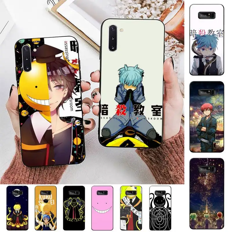 

FHNBLJ Assassination Classroom Japan Anime Phone Case for Samsung Note 5 7 8 9 10 20 pro plus lite ultra A21 12 72