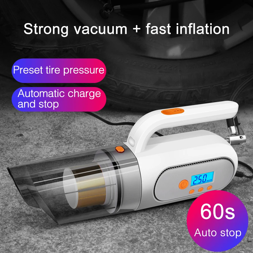 Автомобильный Электрический воздушный насос ручные автомобильные пылесосы с