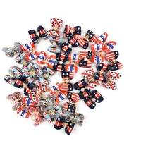 50100pcs 4th of july pet dog accessories small dog hair bows puppy yorkshire rubber bands dogs grooming products pet supplies