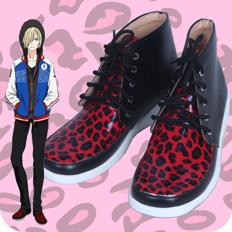 

Anime Yuri!!! On Ice Cosplay Shoes Yuri Plisetsky Cosplay Shoes Halloween Carnival Party Daily Leisure Shoes