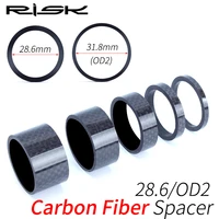 risk mtb road bike bicycle headset stem carbon fiber washer 1 18 28 6mm 1 14 31 8mm od2 stem front fork adjustment spacer