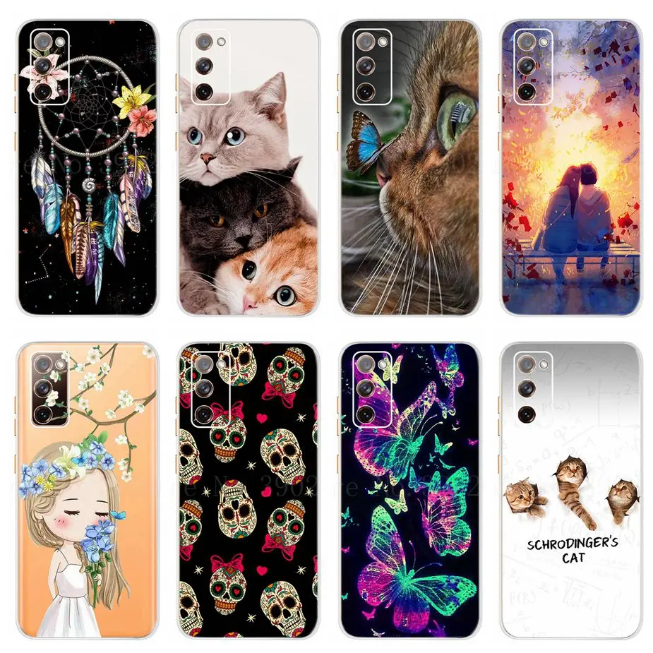 Чехол для Samsung Galaxy S20 FE S20FE мягкий силиконовый чехол с милым рисунком Fan Edition Lite |