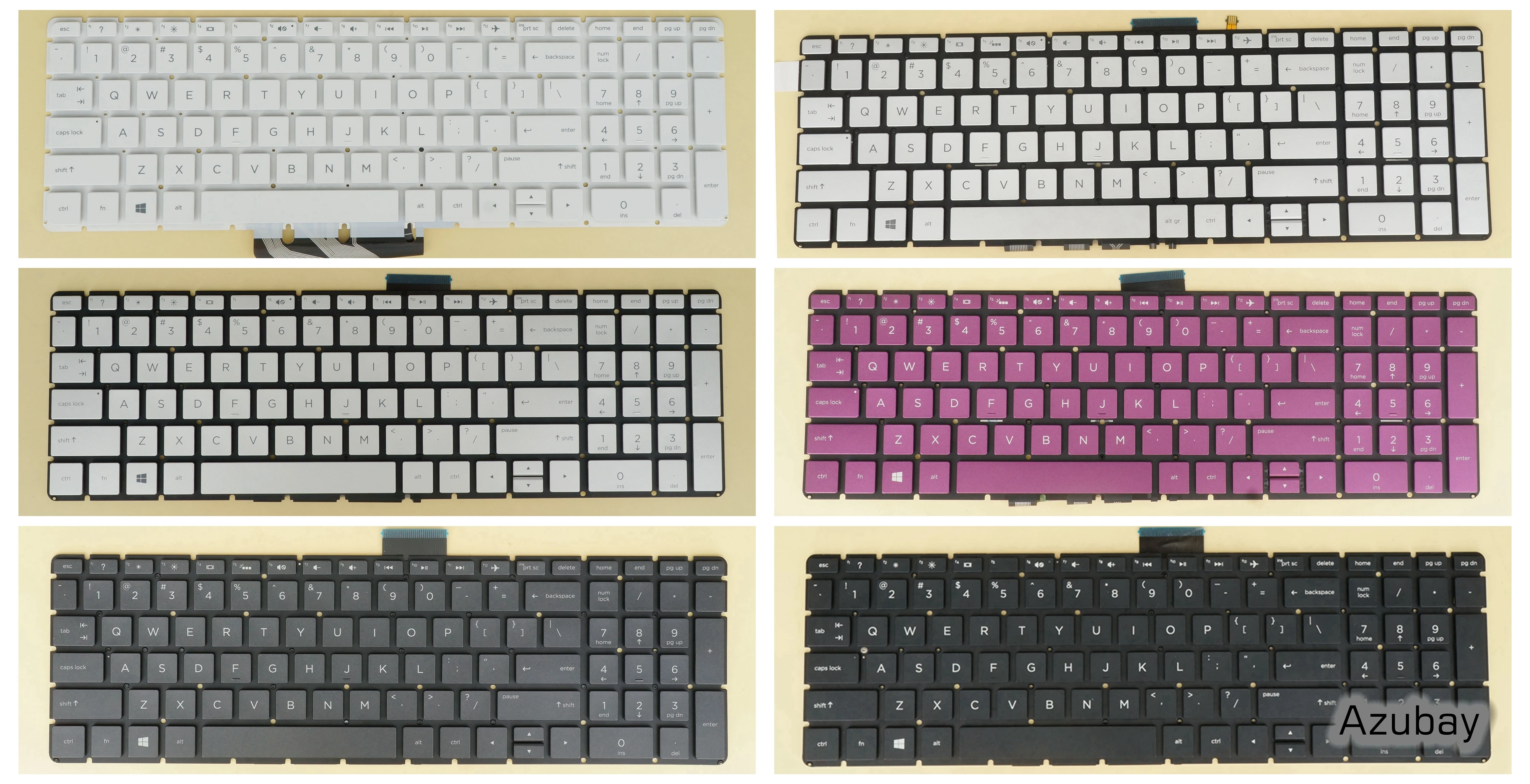 Американская иврит греческая тайская русская арабская клавиатура для HP Pavilion