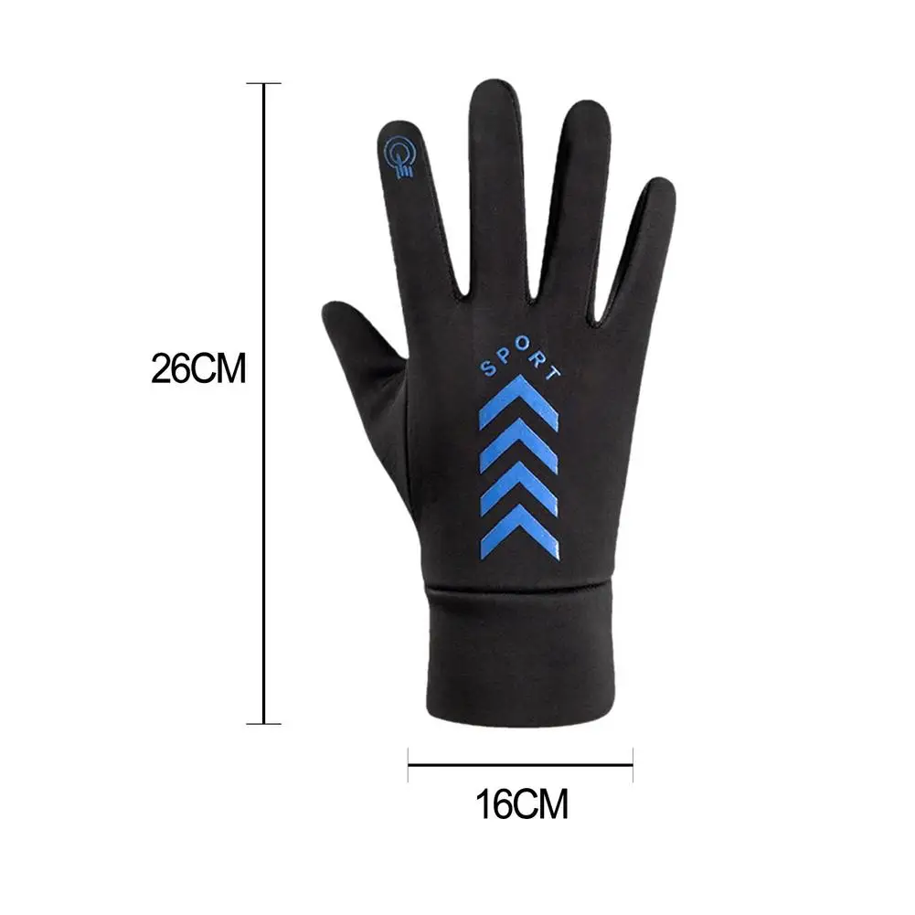 Fall Winter Warm Gloves Touchscreen Riding Full Finger Men Women And Velvet Outdoor | Спорт и развлечения
