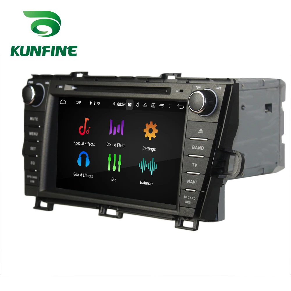 Android 9.0 Octa Core 4GB RAM 64GB Rom Car DVD GPS Multimedia Player Stereo for Toyota PRIUS 2009-2014 right Radio WIFI | Автомобили и