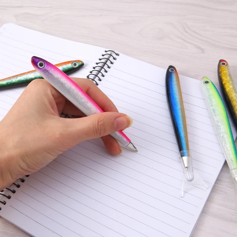 

1Pc Creative Fish Ballpoint Pen Ocean Signature For Stationery School Office Supply