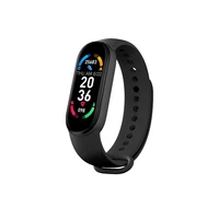 for m6 smart bracelet watch sport fitness tracker heart rate blood pressure monitor color screen ip67 waterproof for mobile