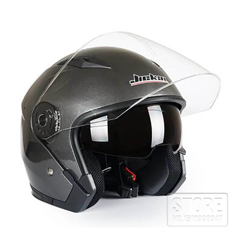 

Мотоциклетный шлем, всесезонный, с двойными линзами, для мужчин и женщин