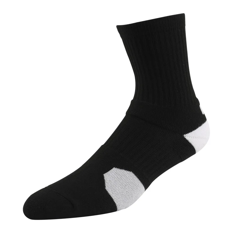 

5 pairs Summer Professional Basketball Happy Socks Sports Running Middle Tube Casual Hip Hop Men White Socks Gift For Men