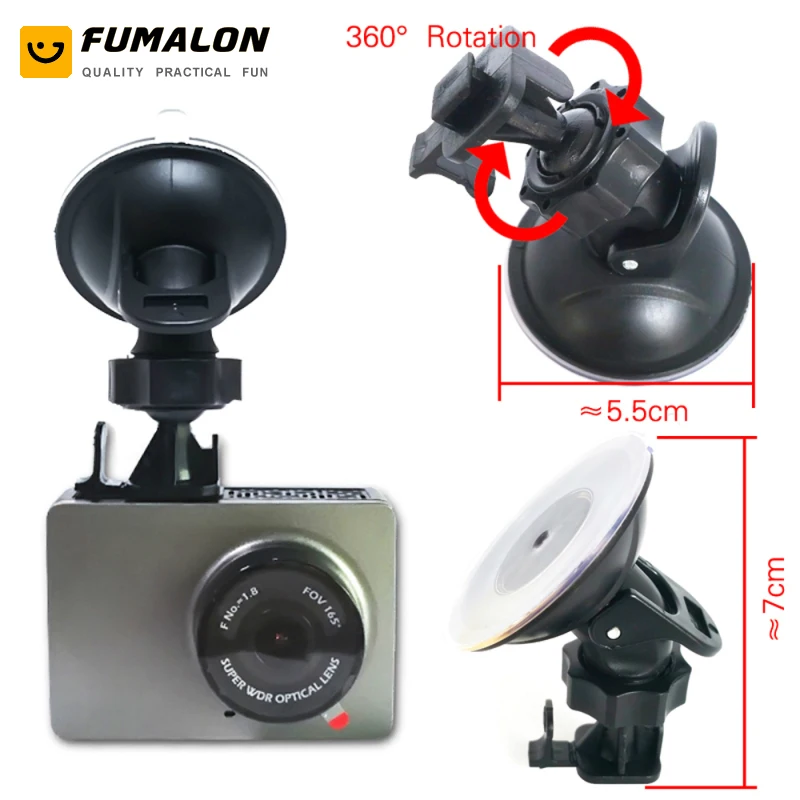 Крепление для видеорегистратора FUMALON Yi крепление на присоске Xiaomi DVR Holder360