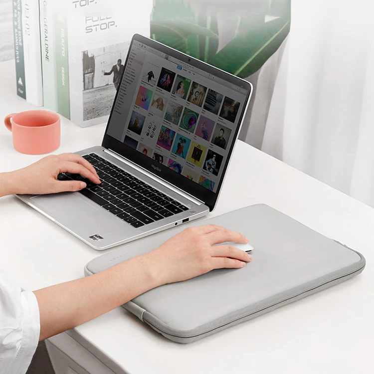 Business Laptop Liner Bag Convenient Thin Light Briefcases Women's Travel Computer File Organize Pouch Leather Notebook Handbags