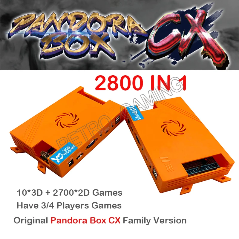 Новейший джойстик Pandora's Box CX семейная версия 2800 в 1 3P 4P может сэкономить игру