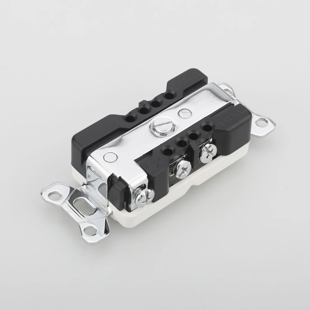 Высококачественная чистая красная медь HIFI родиевое покрытие США AC Розетка