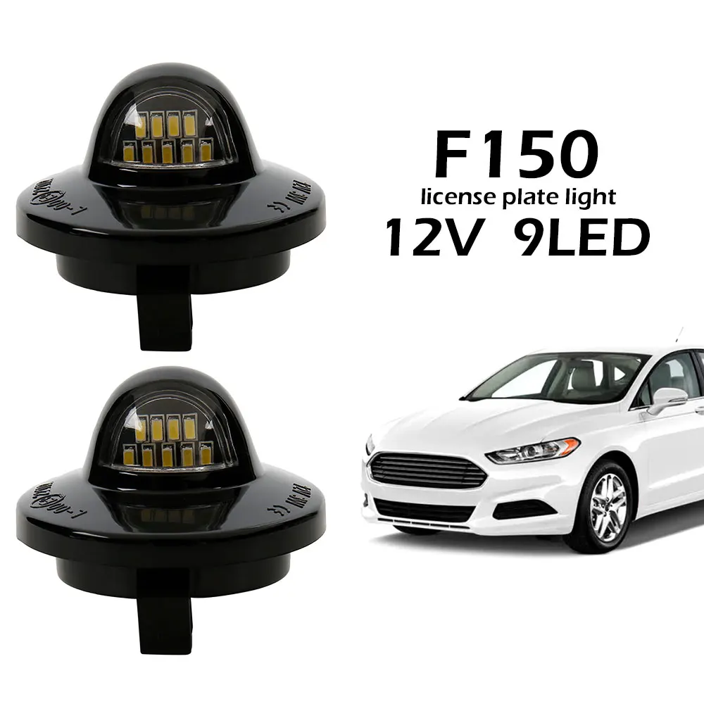 2 шт. светодиодный автомобиля номерной знак света для Ford F 150 Raptor 1990 2014 авто свет
