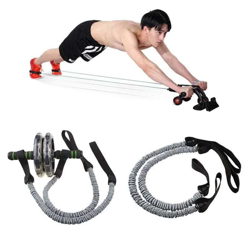 Ab роликовая талия оборудование для похудения 2 шт. высокая эластичность Тяговая