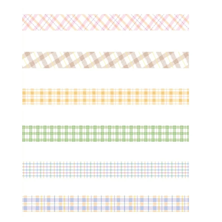 6 шт приятный напиток плед набор декоративного скотча Васи 20 мм манго молочный