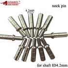 12 шт. Linkboy стрельба из лука ID3.24,26,2 мм алюминиевые булавки для стрел из алюминия и углерода стрелы для стрельбы арбалета охоты сделай сам