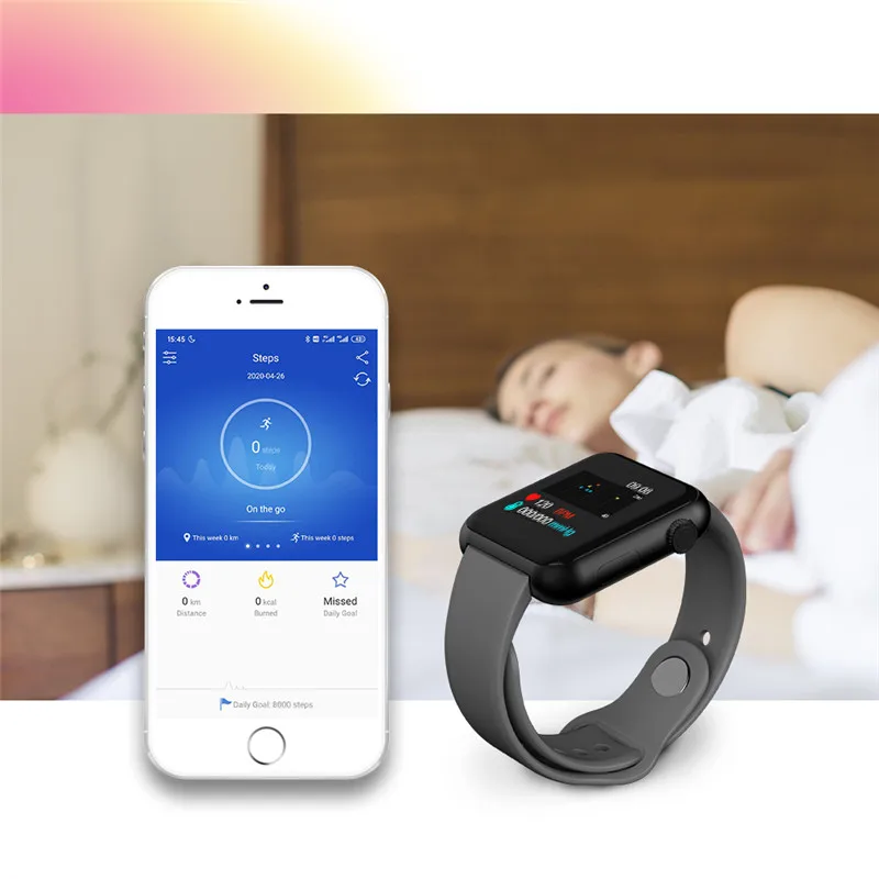 Водонепроницаемые Смарт-часы V6 с пульсометром тонометром фитнес-трекером умные