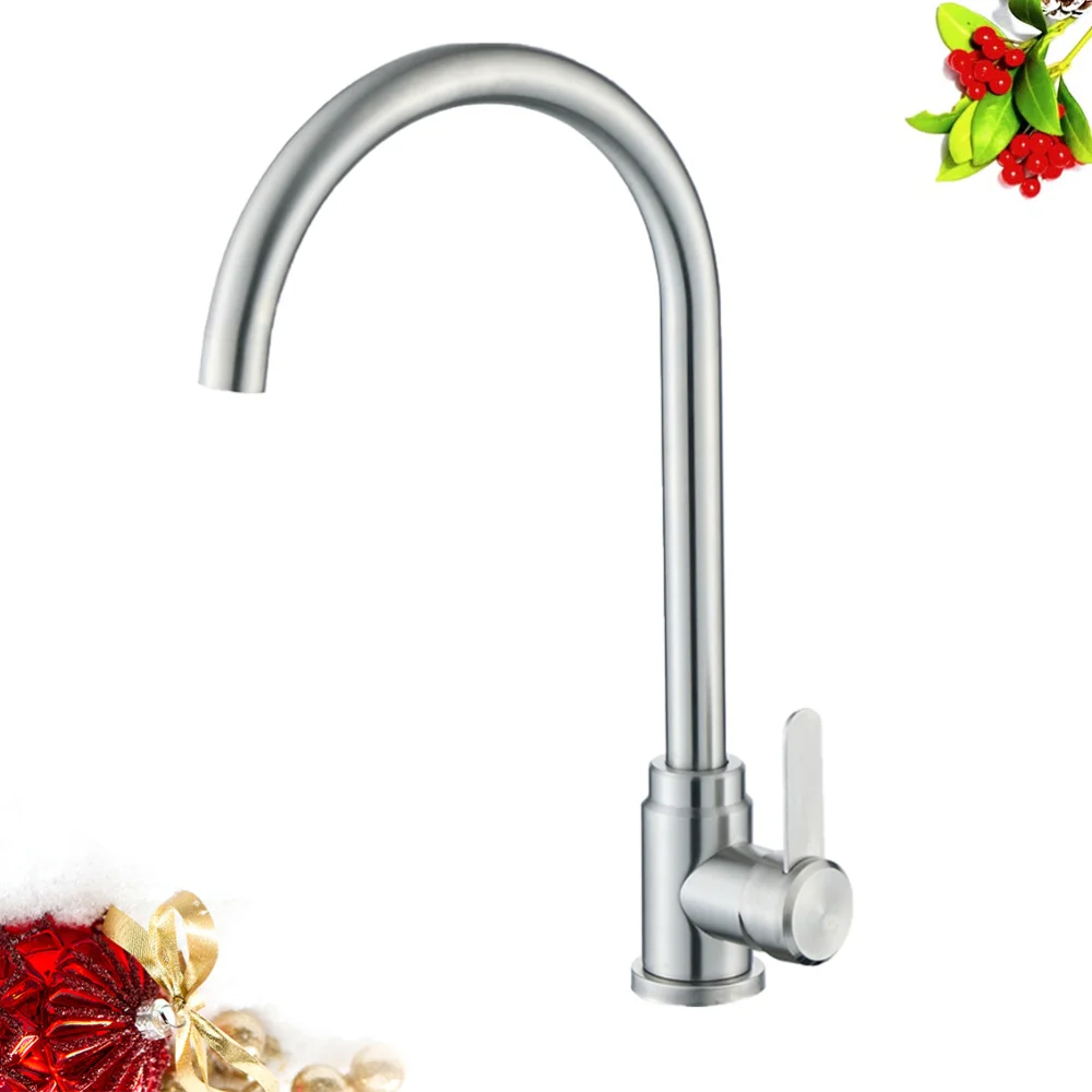 1 шт. 304 водопроводный кран из нержавеющей стали кухонные раковины для горячей и