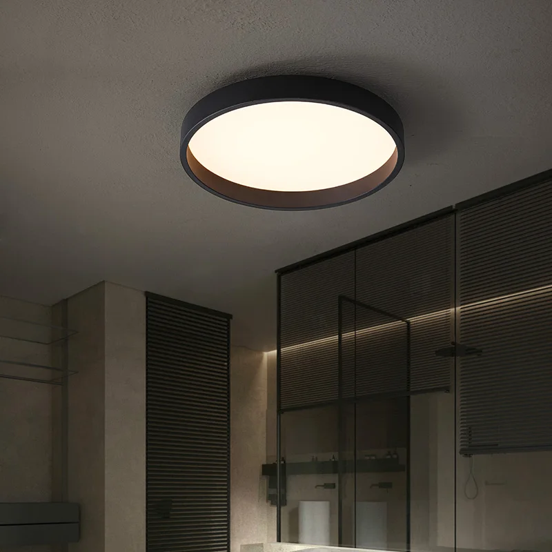 Современная светодиодный ная Люстра для гостиной спальни круглая Потолочная