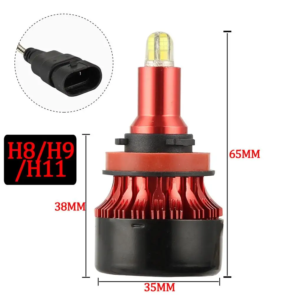 

2PCS 200W 20000LM LED Headlight H1 H7 H8/9/11 9005 9006 Auto Lamp Car Light