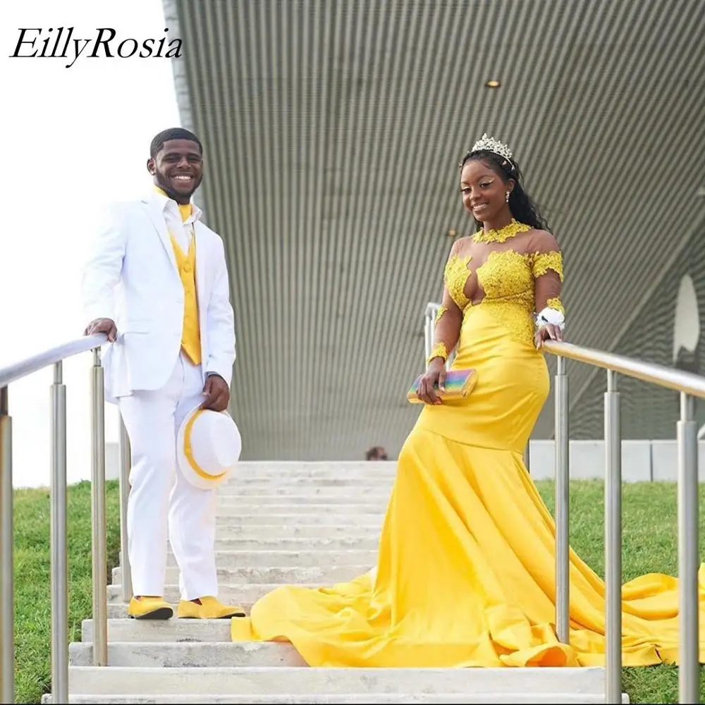 

Женское кружевное платье-Русалка с длинным рукавом